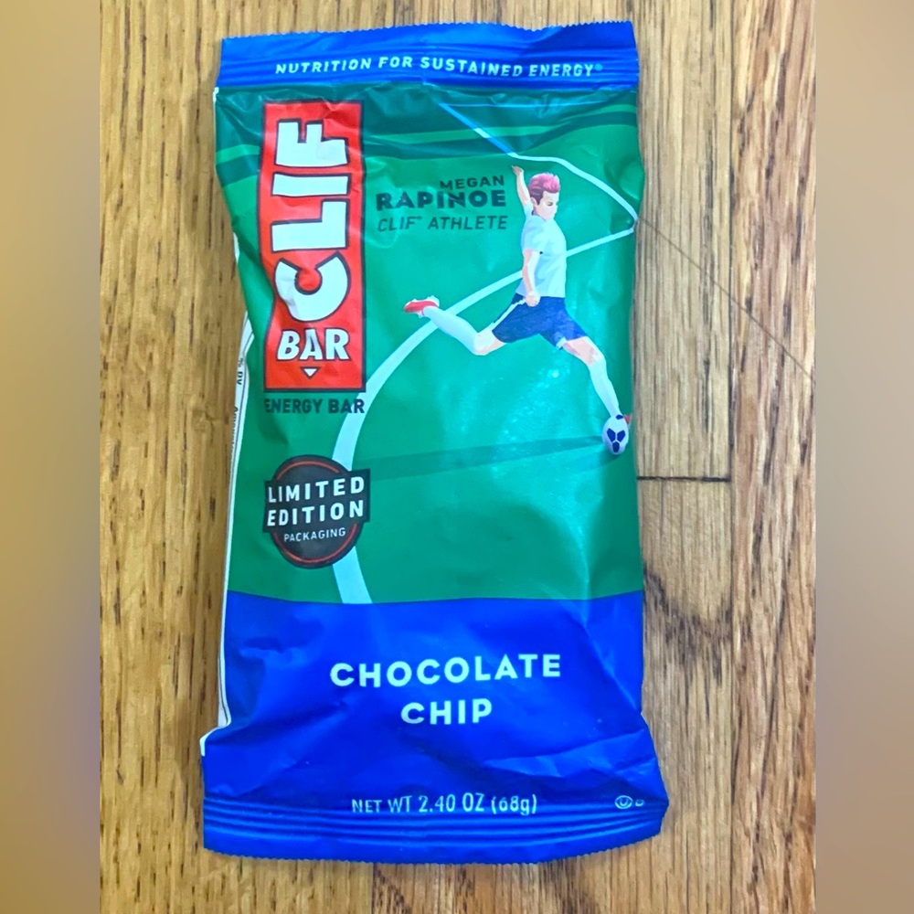 Clif Bar Chocolate Chip Megan Rapinoe #15 USA USWNT 2.4 Oz
